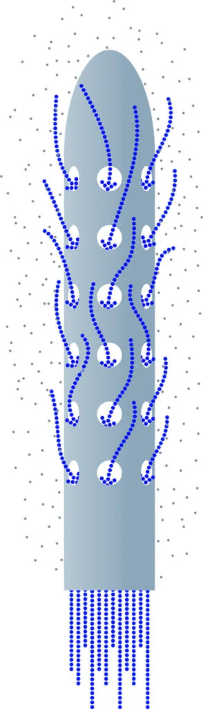 Published ventricular catheter device illustration
